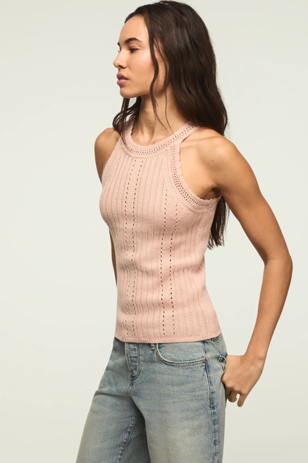 SCOOP NECK SWEATER TANK, image 4