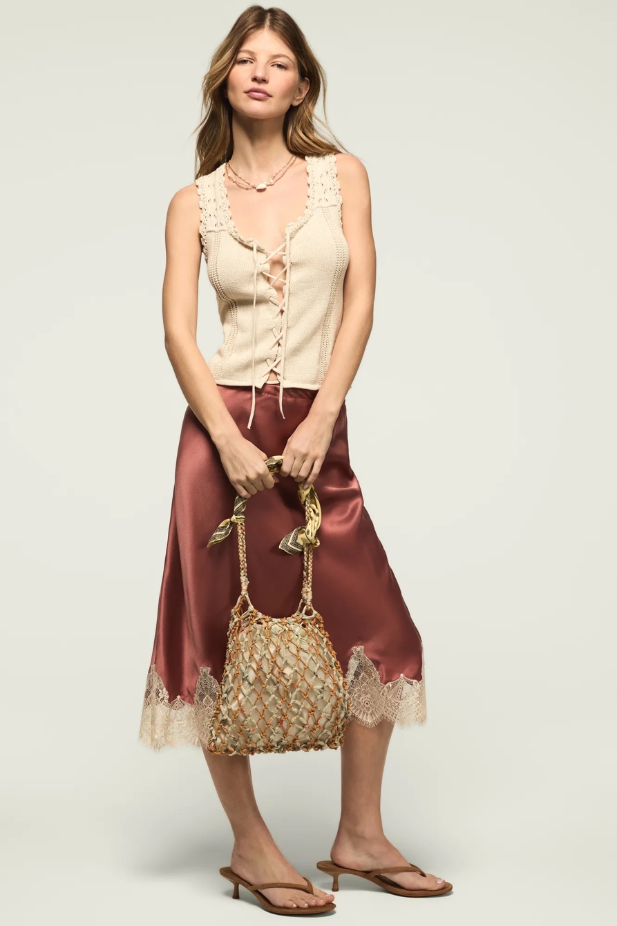 FESTIVAL LACE UP SWEATER VEST, image 5