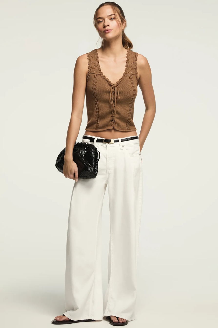 FESTIVAL LACE UP SWEATER VEST, image 3