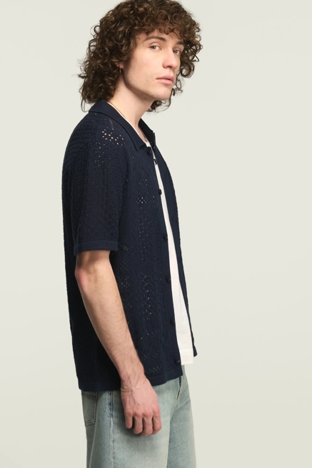 CROCHET BUTTON DOWN SWEATER, image 4