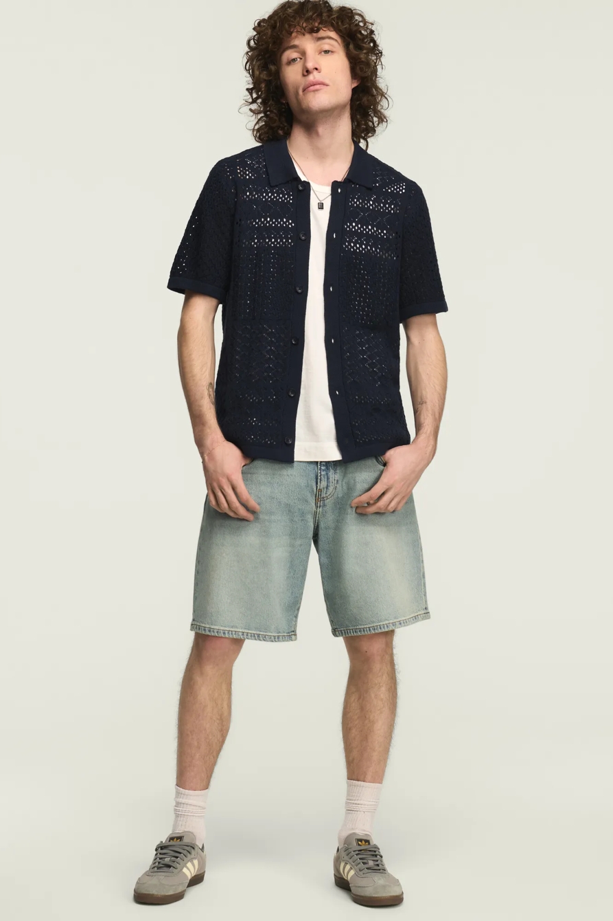 CROCHET BUTTON DOWN SWEATER, image 5