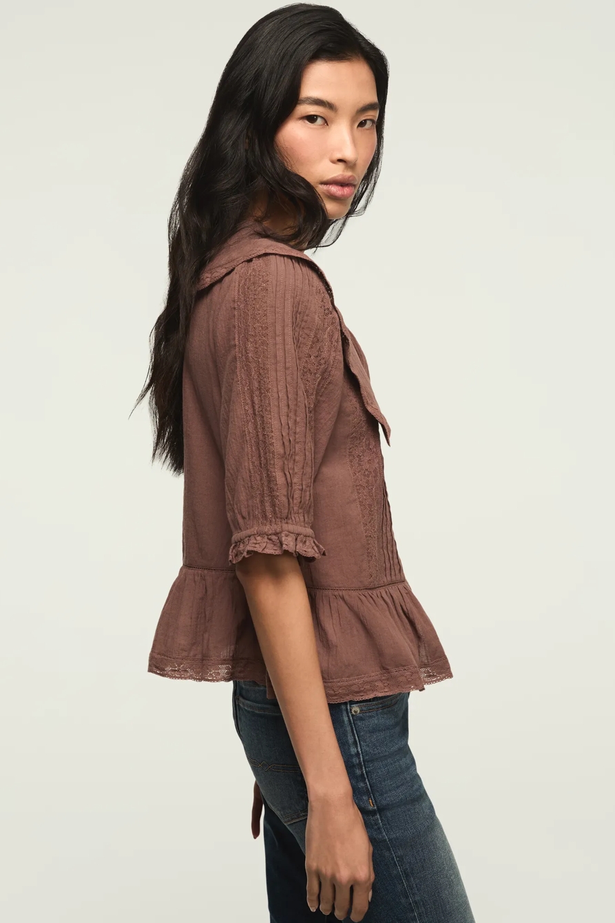 PETER PAN PEPLUM BLOUSE, image 4
