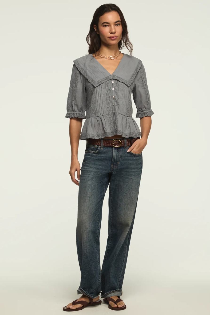 PETER PAN PEPLUM BLOUSE, image 5