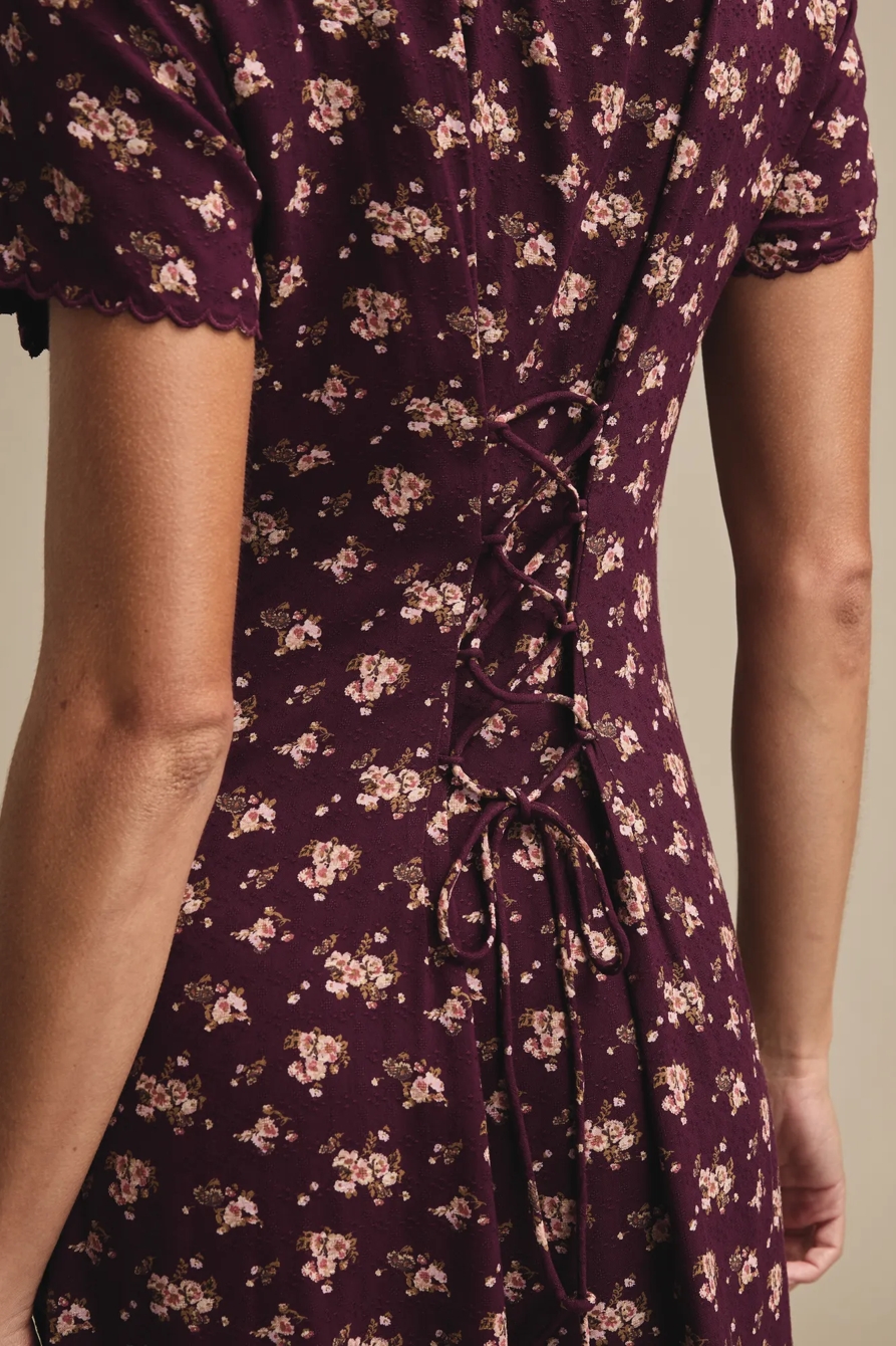 PRINTED SHORT SLEEVE SIMONE MIDI, image 2