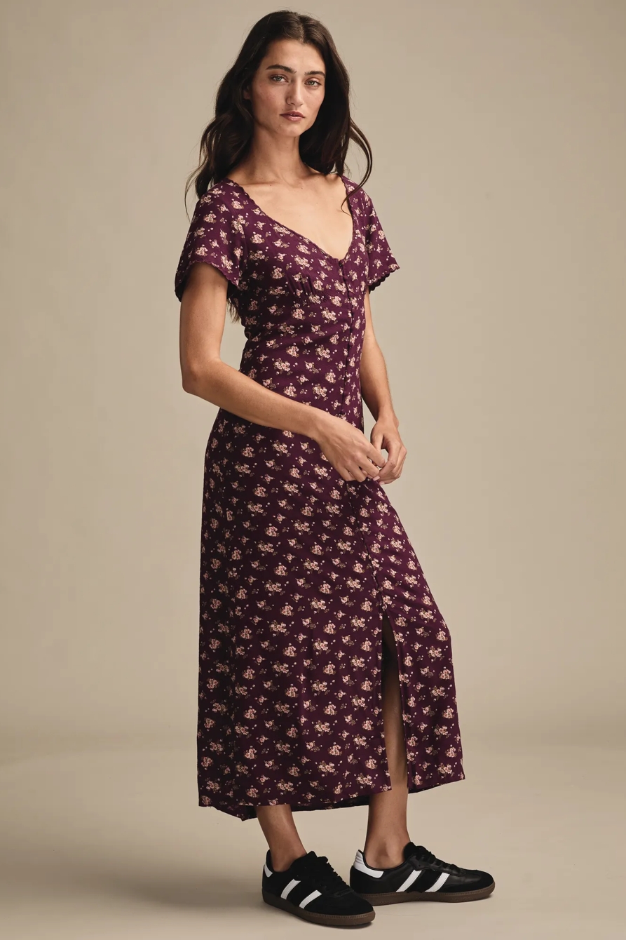 PRINTED SHORT SLEEVE SIMONE MIDI, image 4