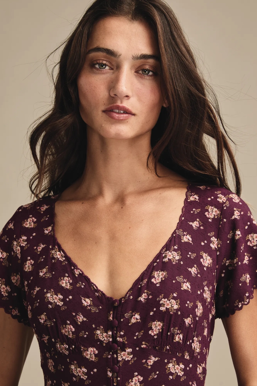 PRINTED SHORT SLEEVE SIMONE MIDI, image 5