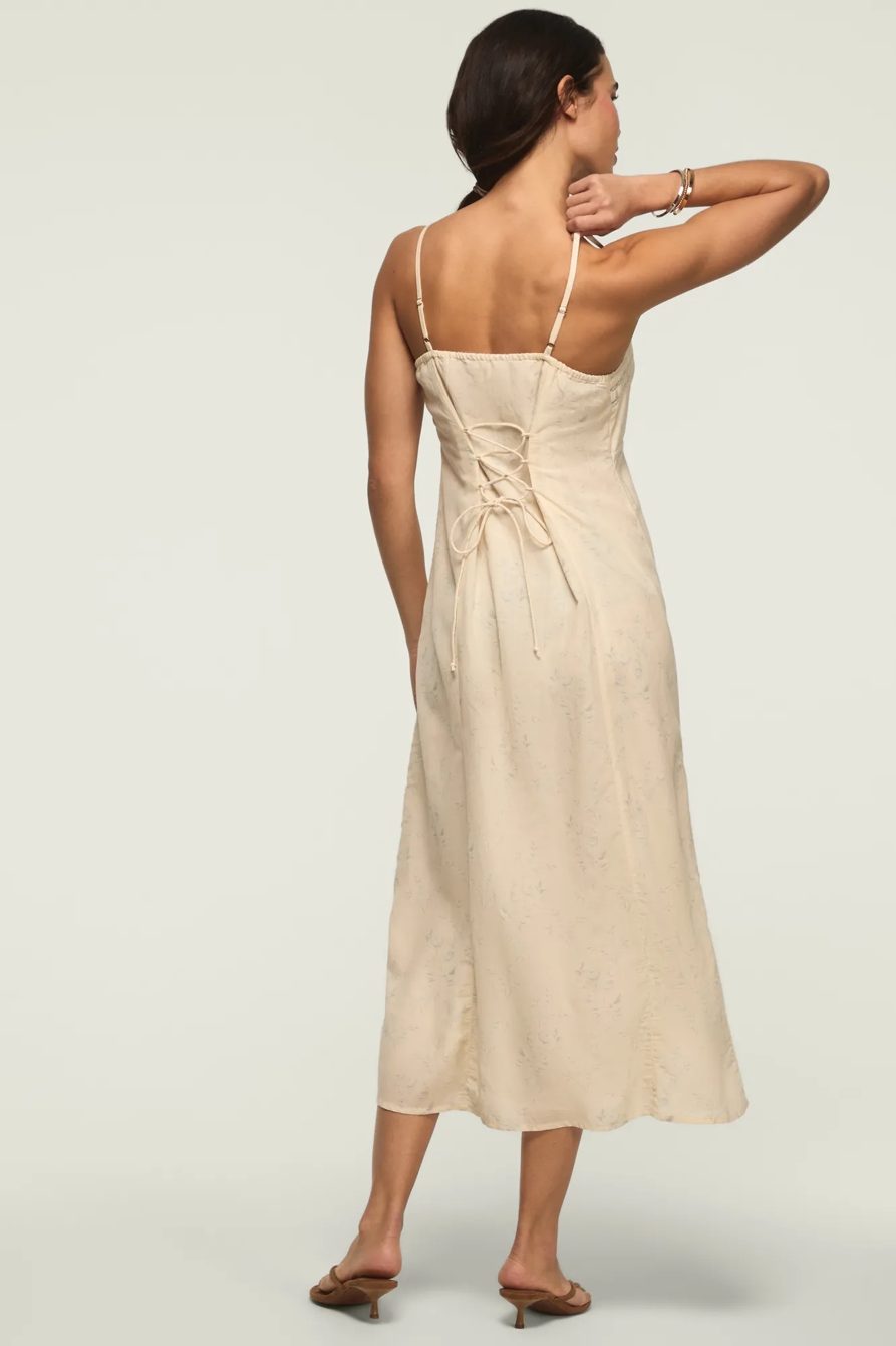 FESTIVAL LACE TRIMMED SLIP DRESS, image 3
