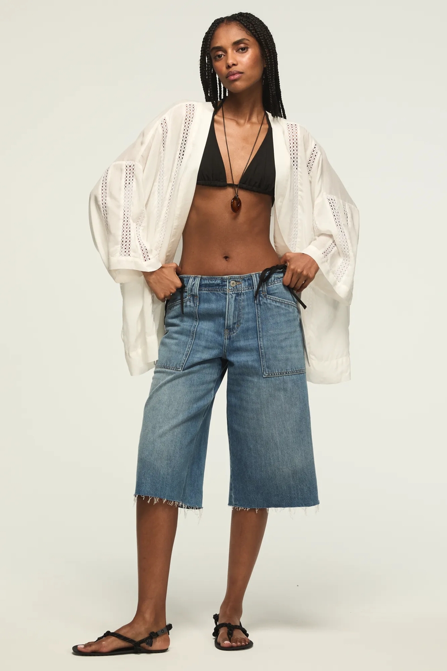 LACE TRIMMED KIMONO, image 6