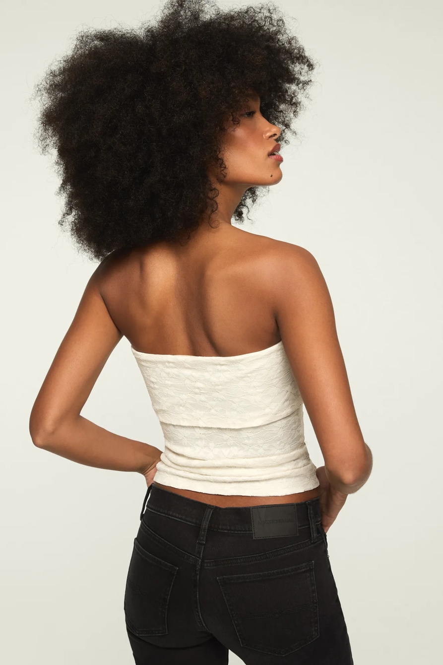 FESTIVAL LACE TUBE TOP, image 3