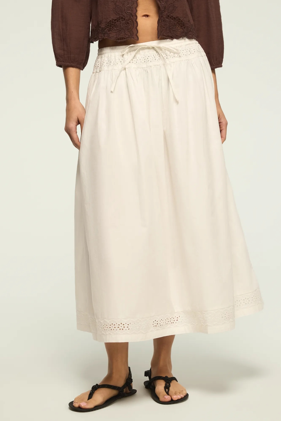 SCHIFFLEY TRIMMED MIDI SKIRT, image 2