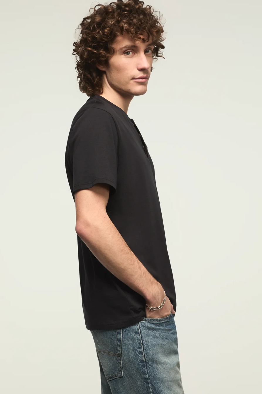 SUPIMA SHORT SLEEVE HENLEY, image 3