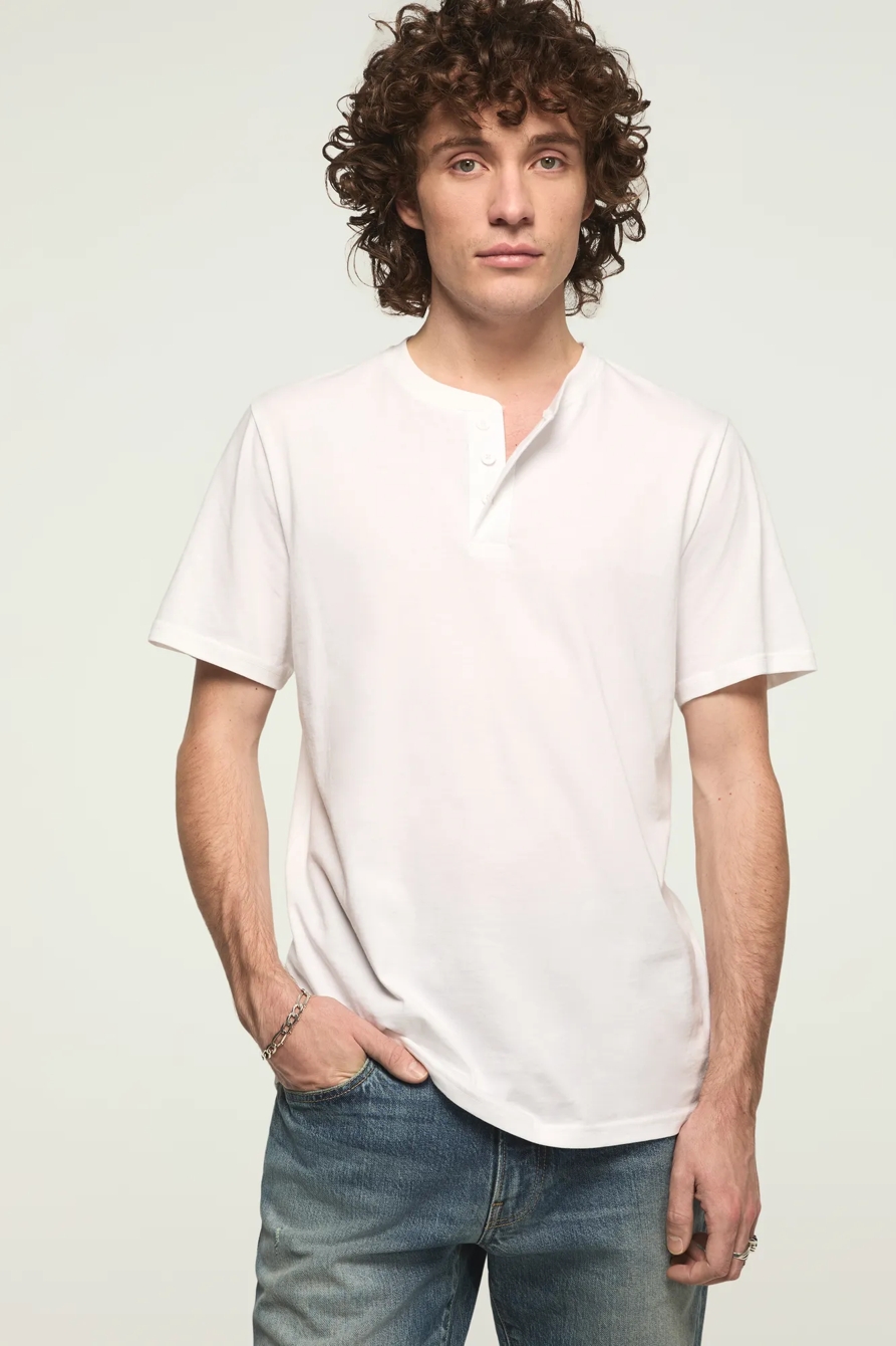 SUPIMA SHORT SLEEVE HENLEY, image 2