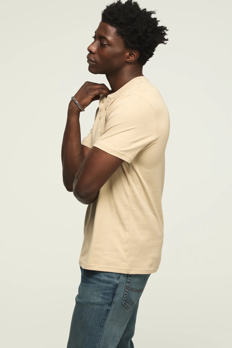 SUPIMA SHORT SLEEVE HENLEY, image 4