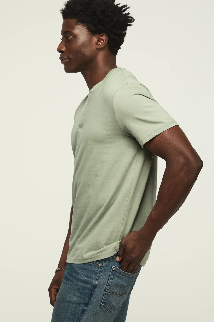 SUPIMA SHORT SLEEVE HENLEY, image 4
