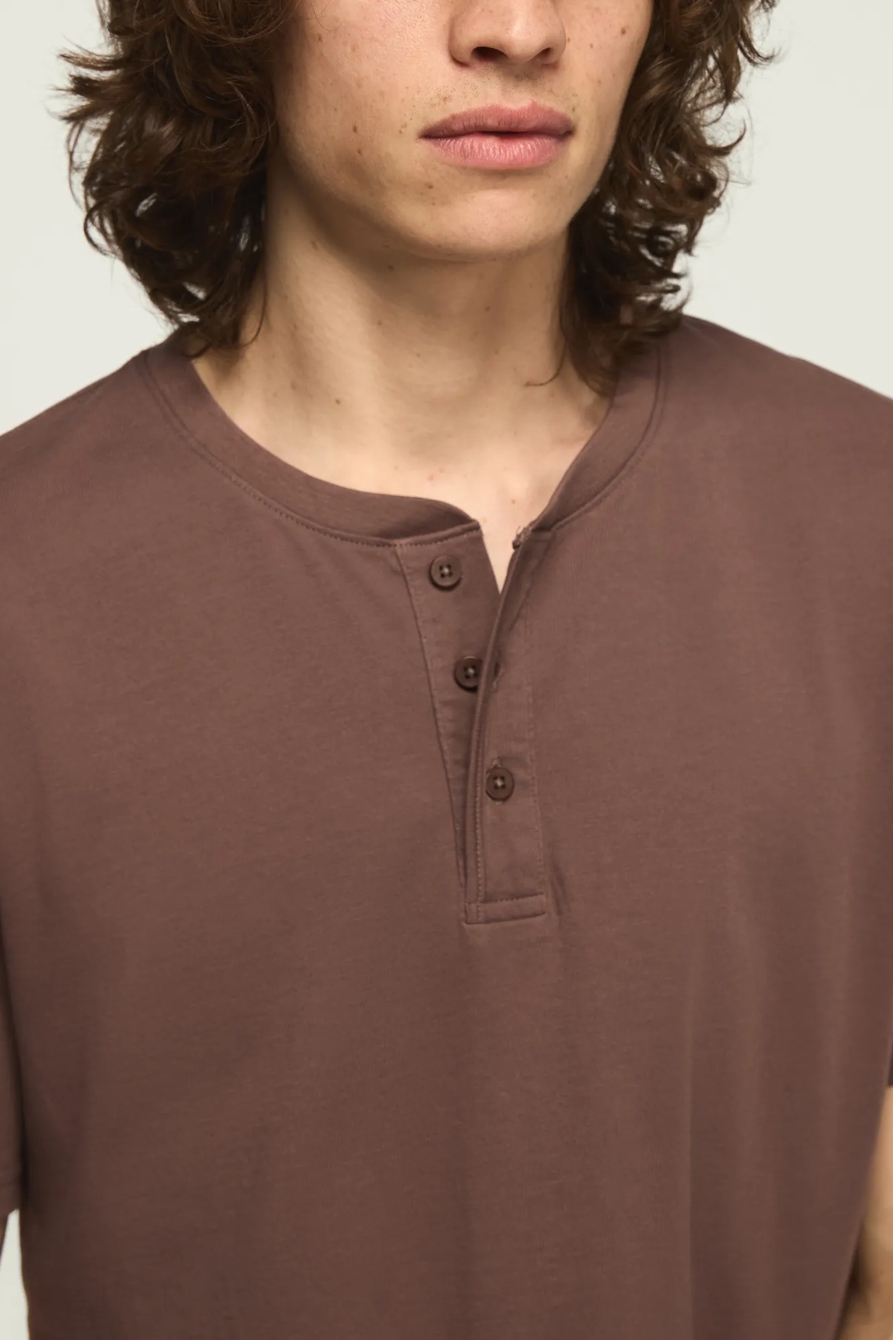 SUPIMA SHORT SLEEVE HENLEY, image 2