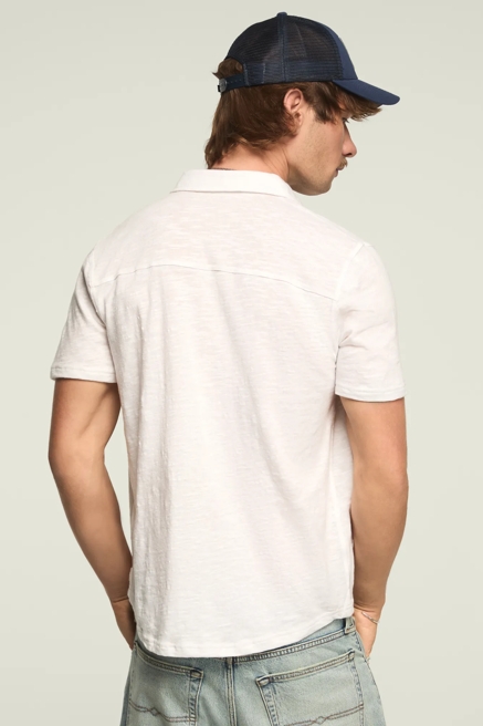 LINEN KNIT BUTTON UP SHIRT, image 4