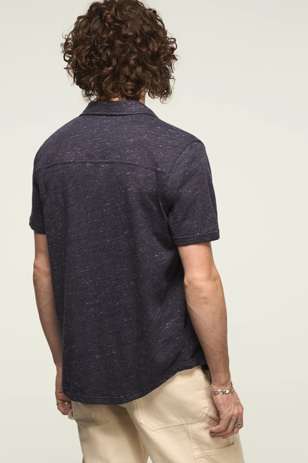 LINEN KNIT BUTTON UP SHIRT, image 3