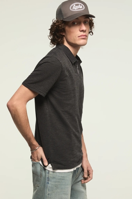 JACQUARD SLUB JERSEY SHIRT, image 4