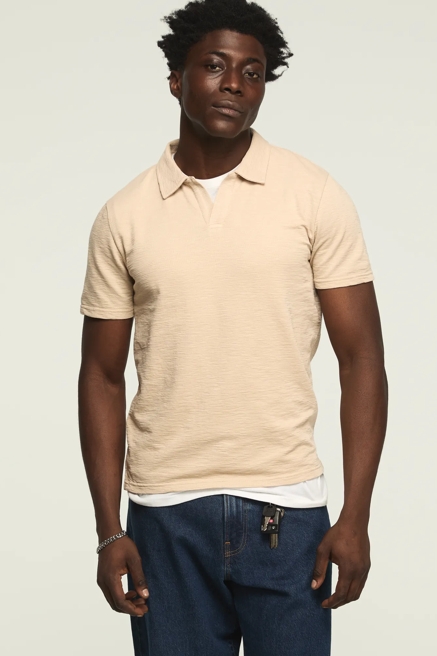 JACQUARD SLUB JERSEY SHIRT, image 1