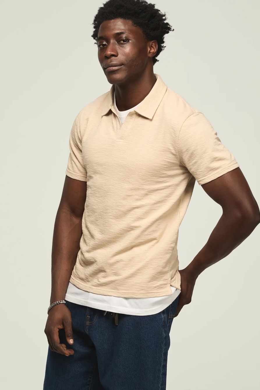 JACQUARD SLUB JERSEY SHIRT, image 4