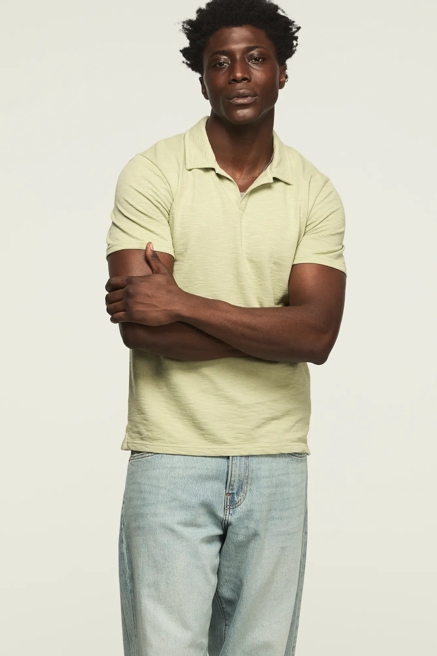 JACQUARD SLUB JERSEY SHIRT, image 1