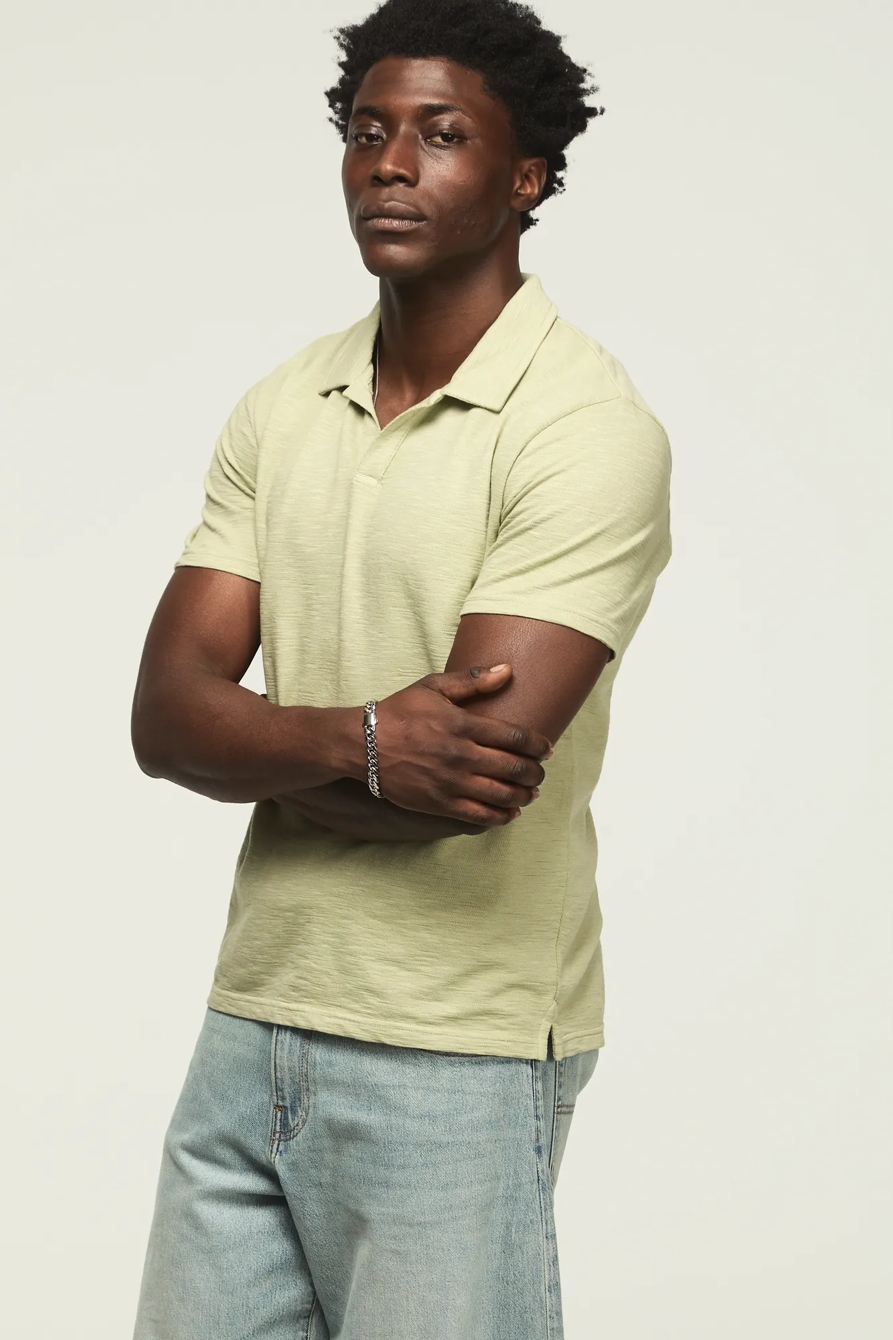 JACQUARD SLUB JERSEY SHIRT, image 4