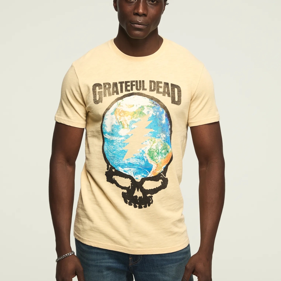 Lucky Brand Grateful Dead Earth Tee - Men's Clothing Tops Shirts Tee Graphic T Shirts in Boulder