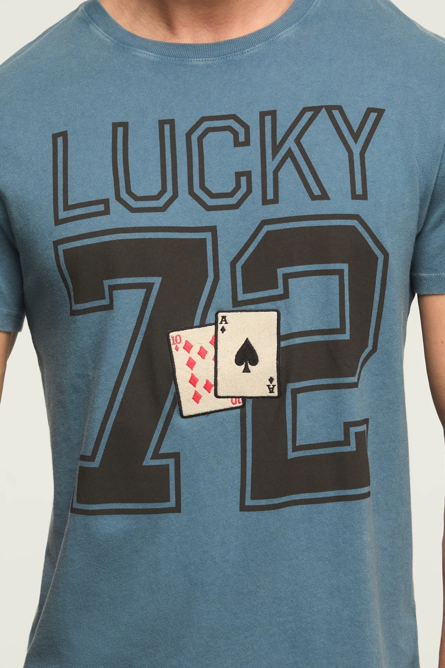 LUCKY PLAYING CARDS FOOTBALL TEE, image 2