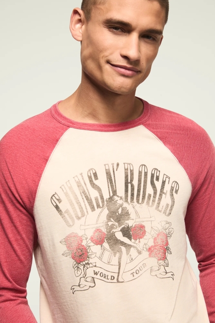 GUNS N ROSES BASEBALL TEE, image 1