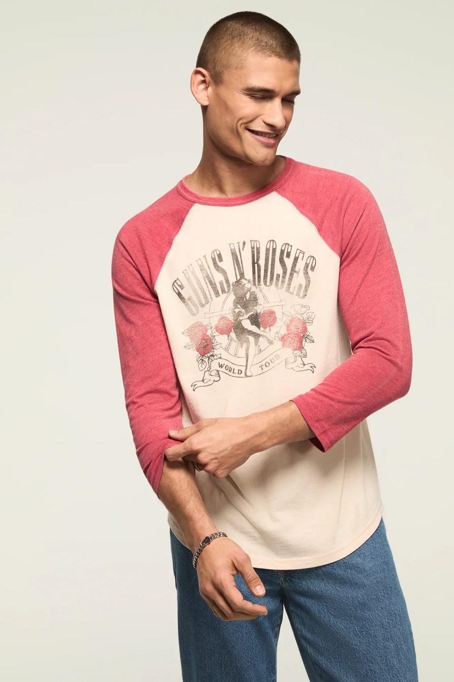 GUNS N ROSES BASEBALL TEE, image 2