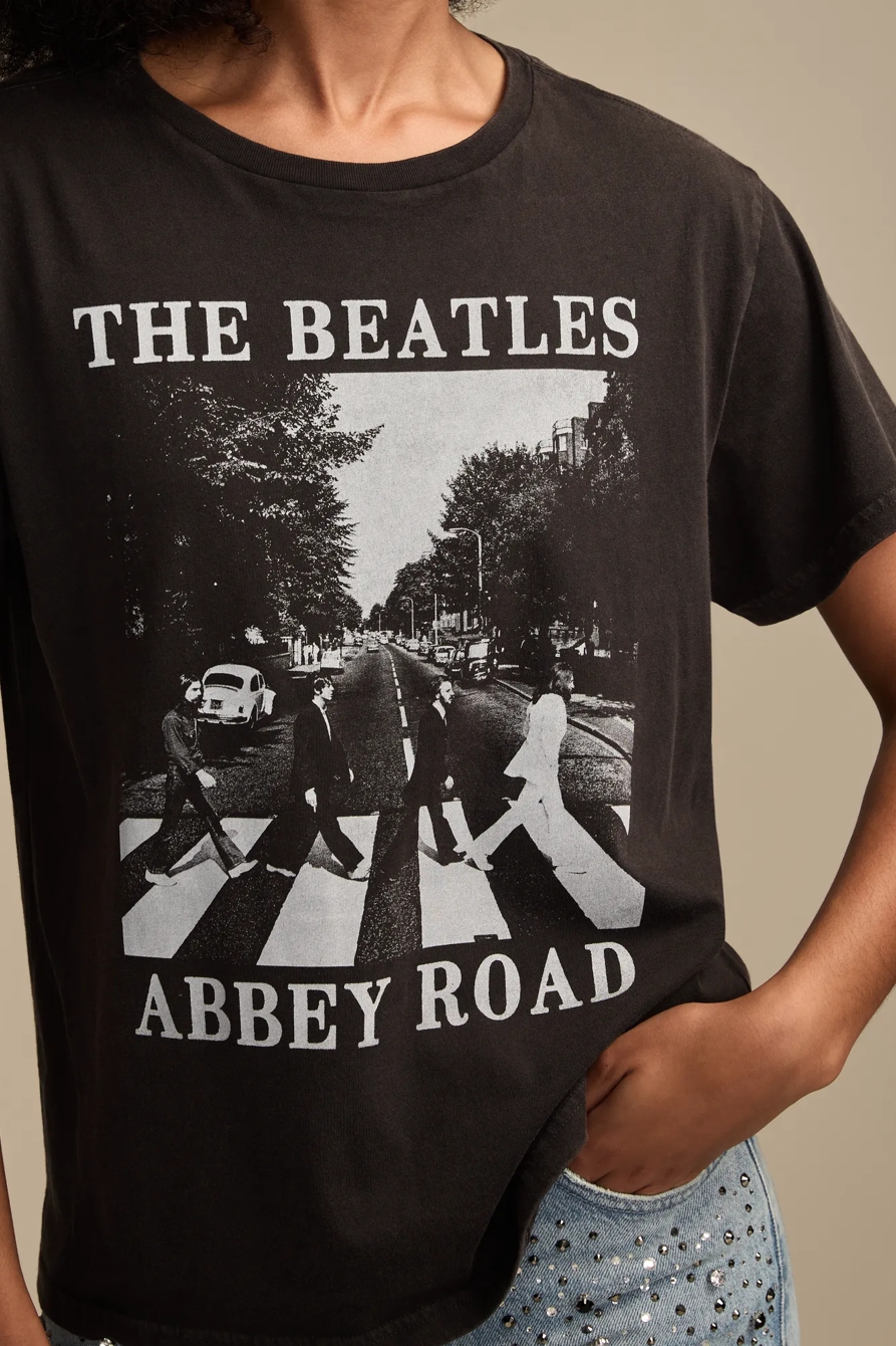 THE BEATLES ABBEY ROAD BOYFRIEND TEE, image 2