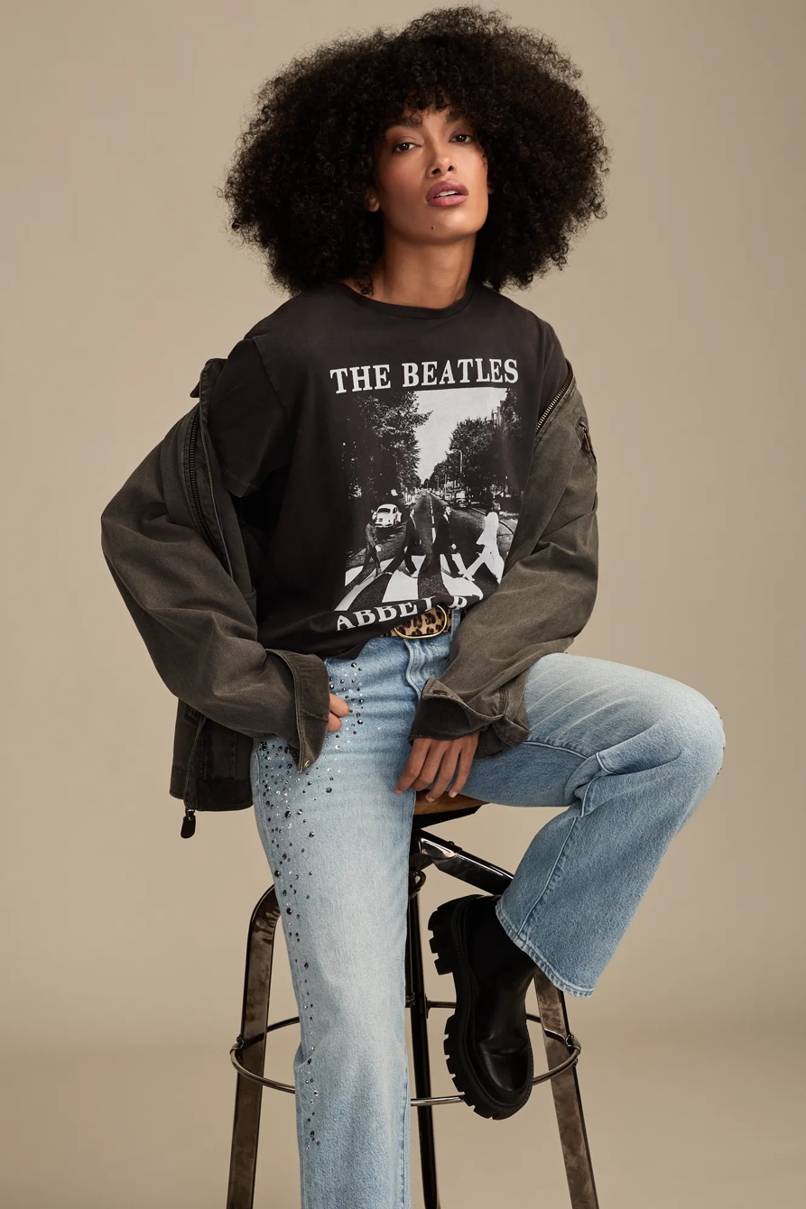 THE BEATLES ABBEY ROAD BOYFRIEND TEE, image 5