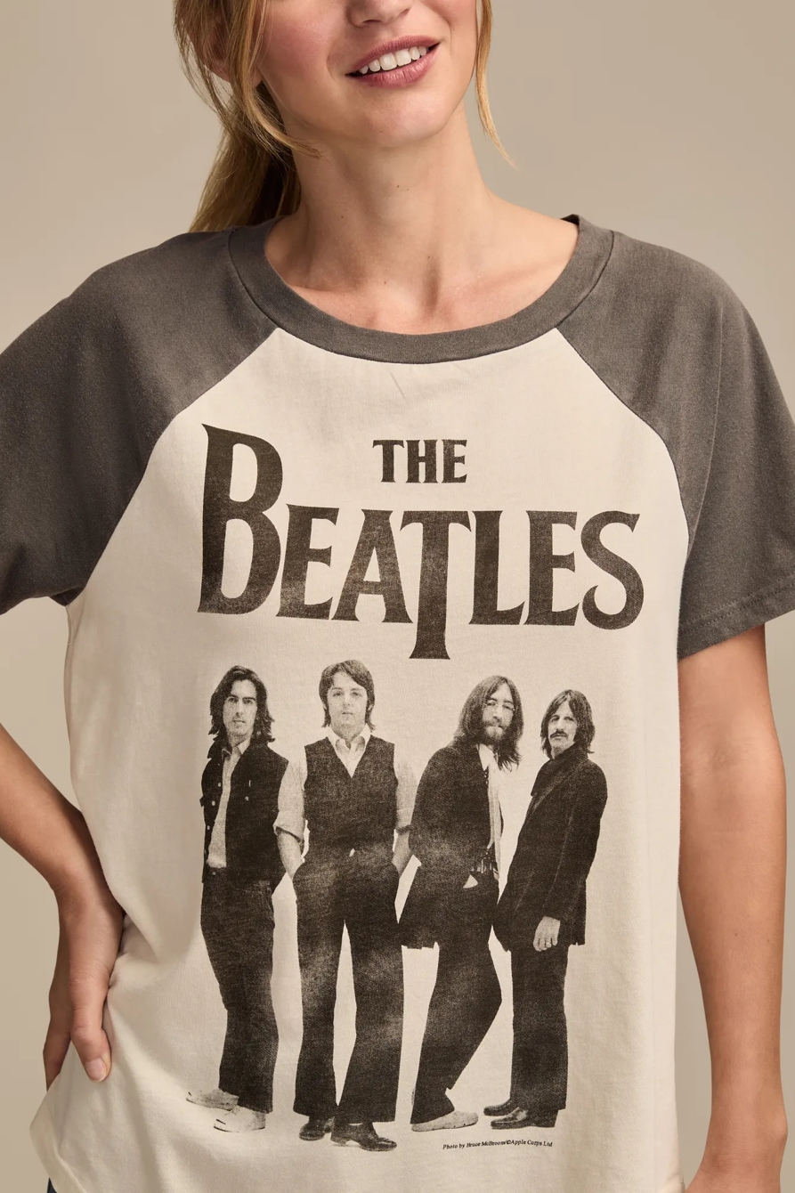 THE BEATLES PORTRAIT SHORT SLEEVED RAGLAN, image 2