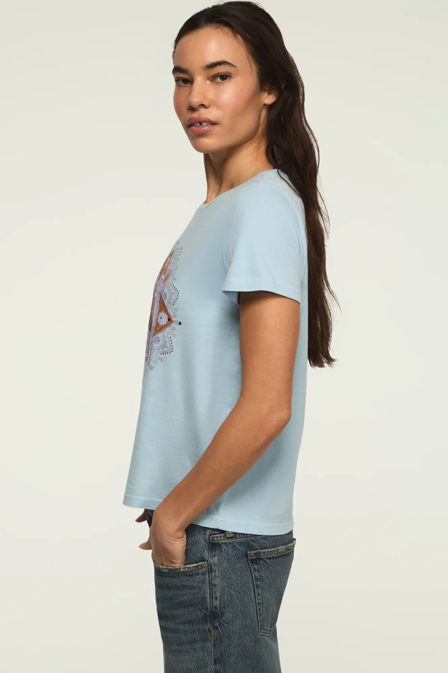 EMBELLISHED LOTUS MOTIF CLASSIC CREW, image 4