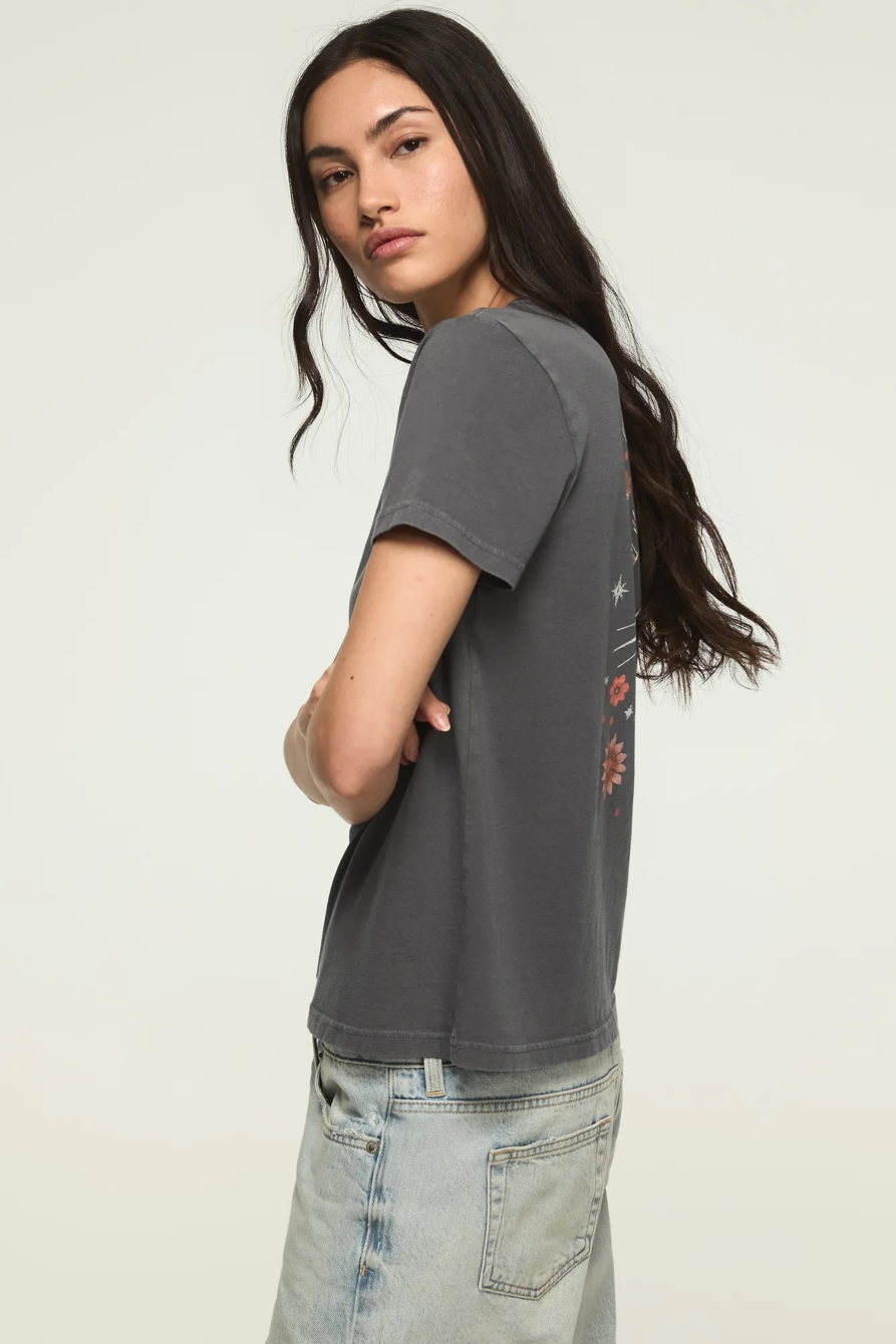 YING YANG BUTTERFLY FLOWERS CLASSIC CREW, image 4