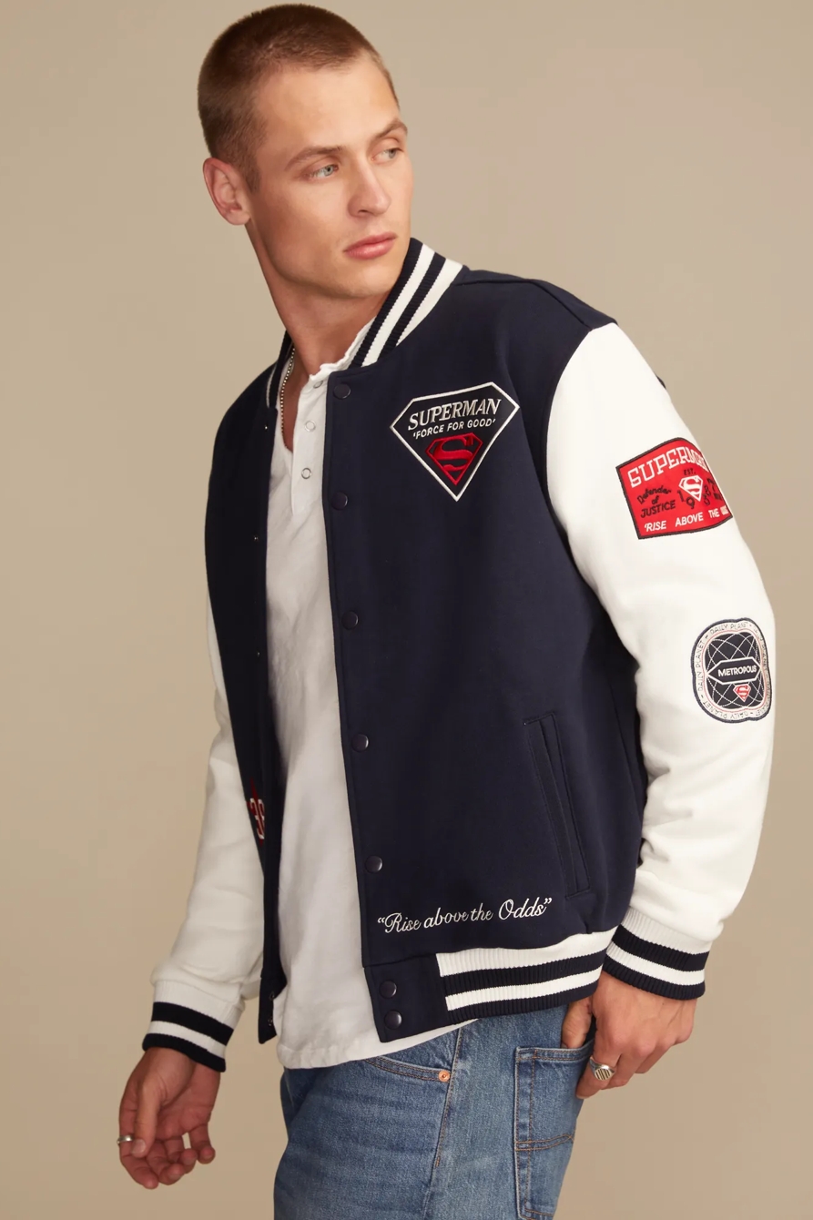 SUPERMAN VARSITY JACKET, image 2