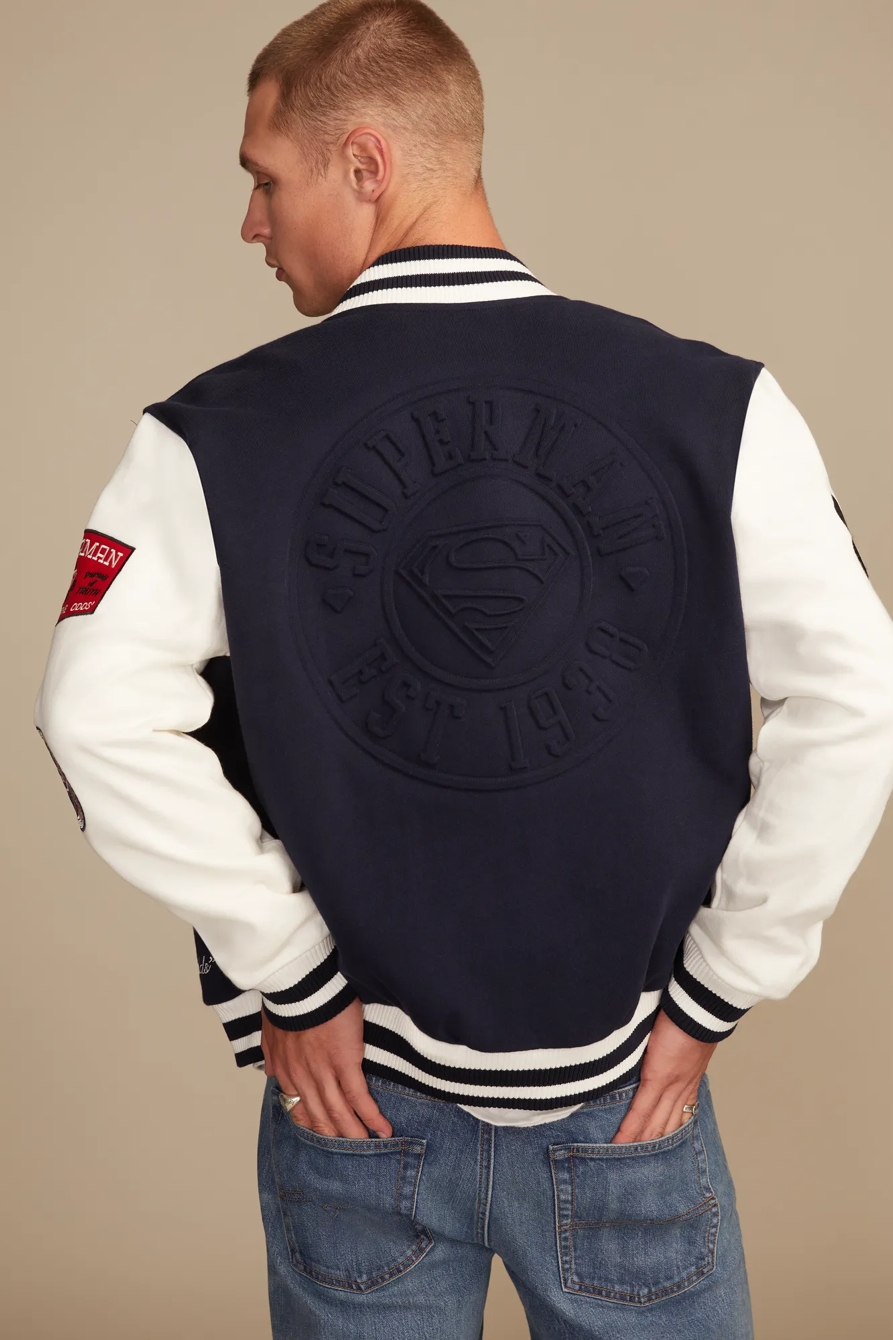 SUPERMAN VARSITY JACKET, image 3