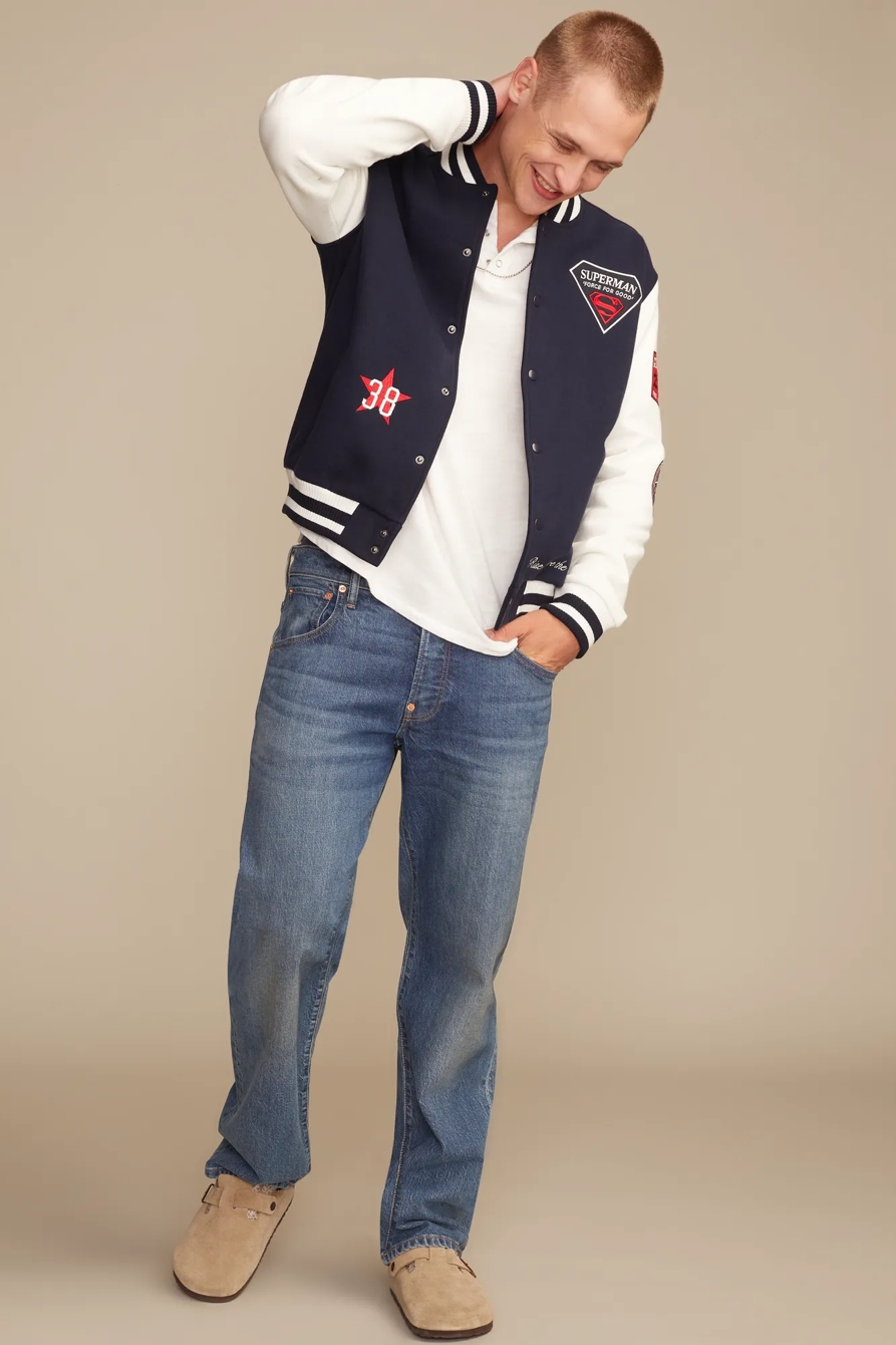 SUPERMAN VARSITY JACKET, image 6
