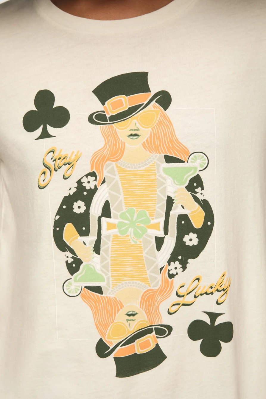 STAY LUCKY CARD CLASSIC CREW, image 2