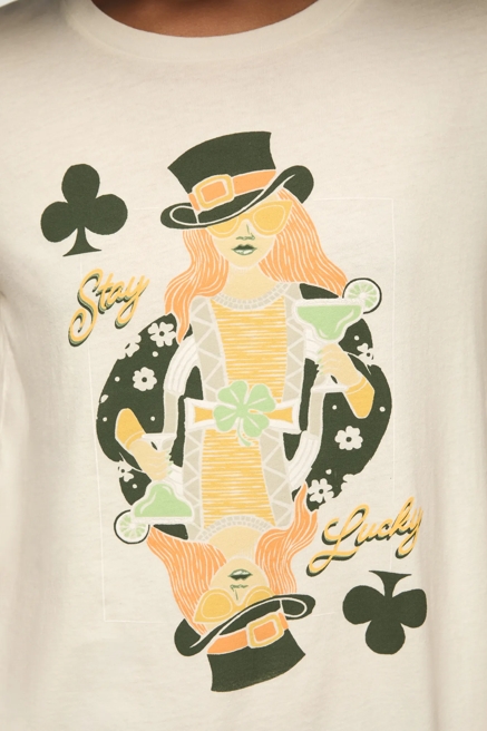 STAY LUCKY CARD CLASSIC CREW, image 2