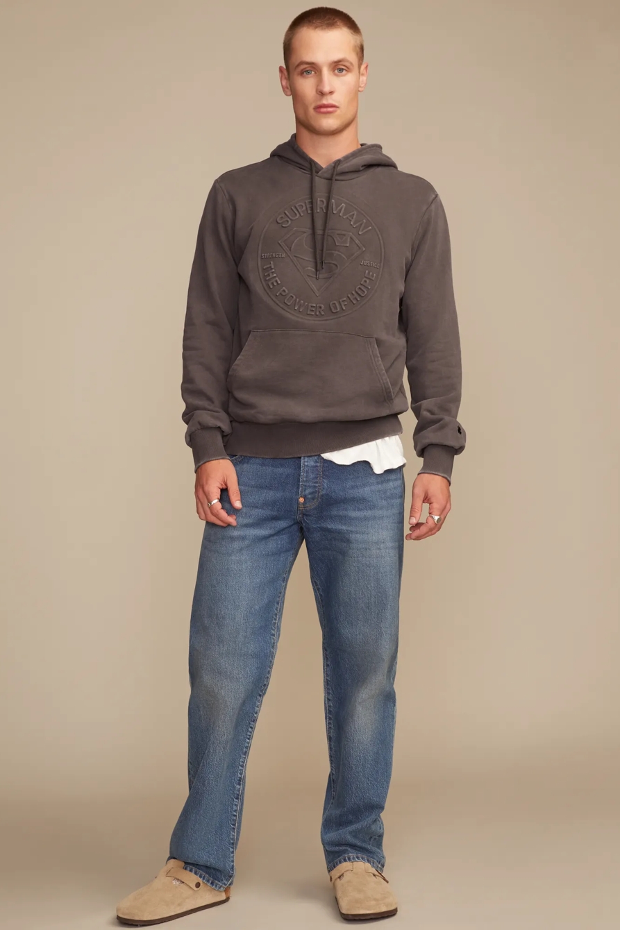 SUPERMAN EMBOSSED HOODIE, image 5