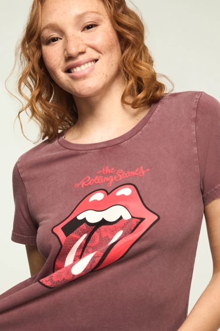 ROLLING STONES LACE LIPS CLASSIC CREW, image 1