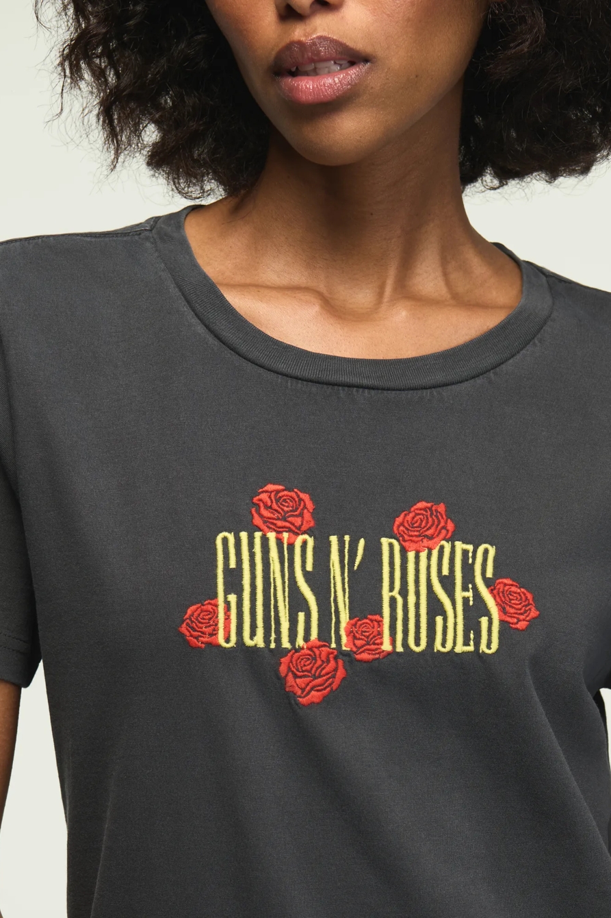 GUNS N ROSES EMBROIDERED CLASSIC CREW, image 2