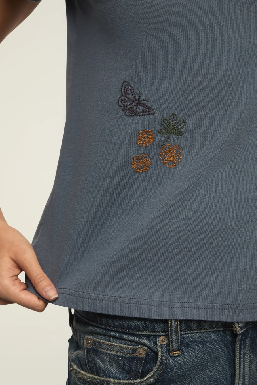 FLORAL BUTTERFLY ALL OVER CLASSIC CREW, image 5