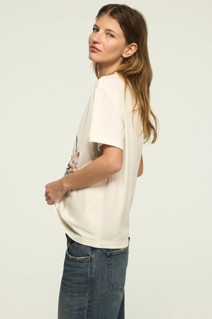 LUCKY BRAND FLORAL FRAME CLASSIC CREW, image 4