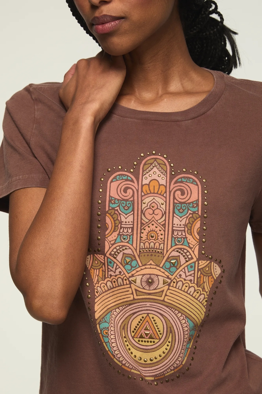 EMBELLISHED HAMSA CLASSIC CREW, image 2