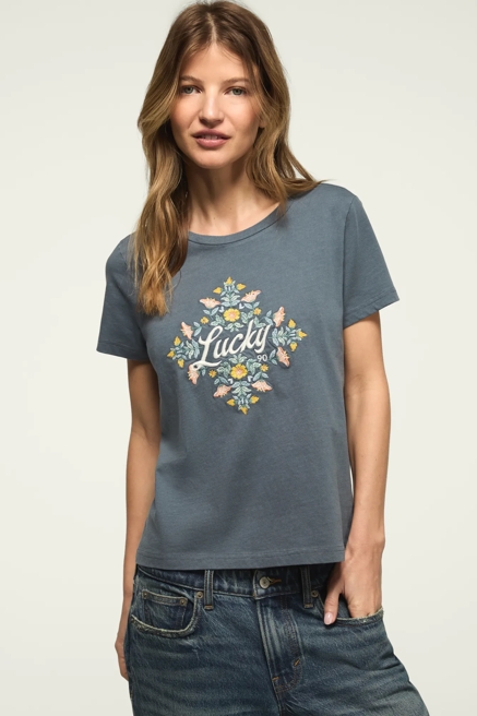 LUCKY FLORAL CLASSIC CREW, image 1