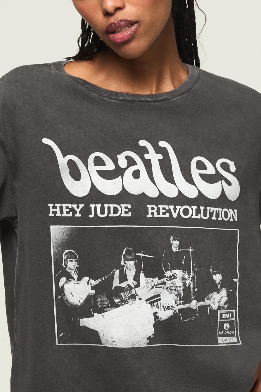 THE BEATLES HEY JUDE REVOLUTION BOYFRIEND TEE, image 2