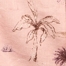 MAUVE PALM PRINT