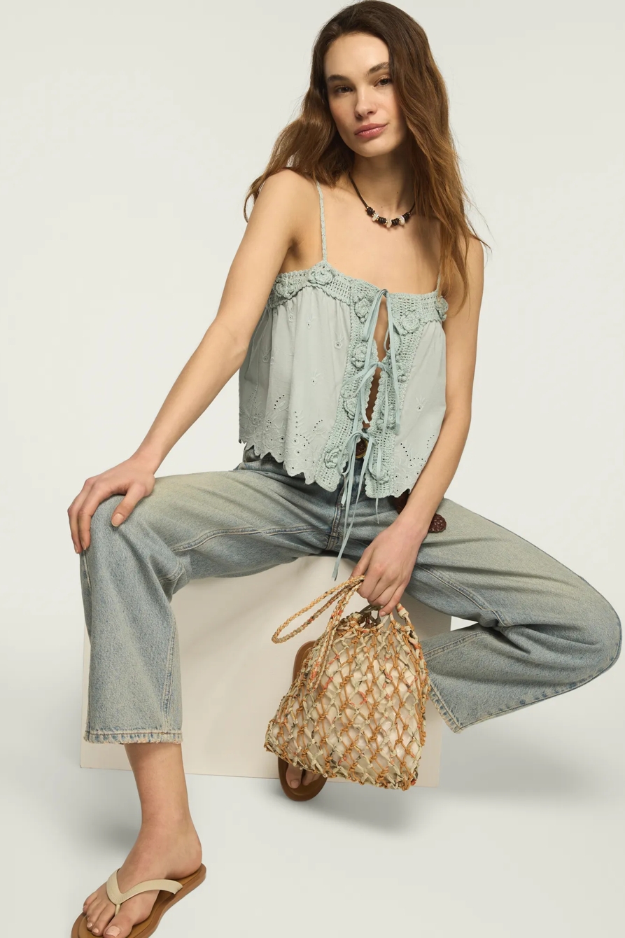 CROCHET TRIM TANK, image 5